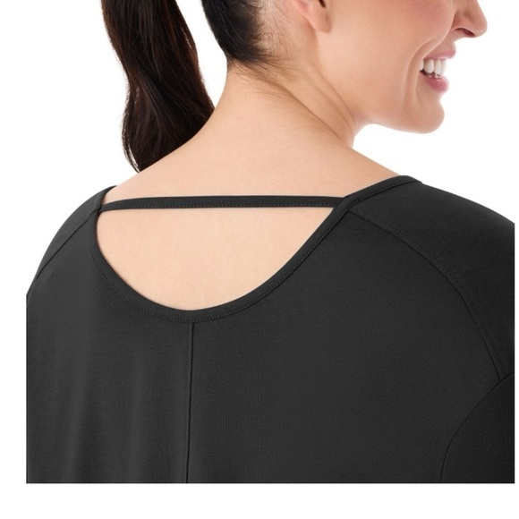 NWT Longe Sleeve Active Tee  black  large - Picture 5 of 8